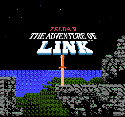 Zelda II - The Adventure of Link Title Screen